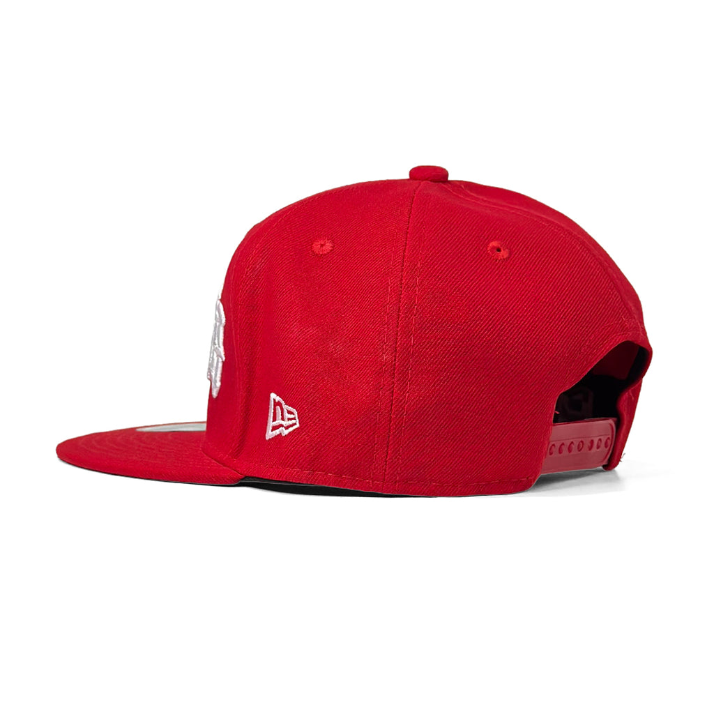 NEW YORK YANKEES MLB SCARLET SCRIPT | NEW ERA 9FIFTY SNAPBACK