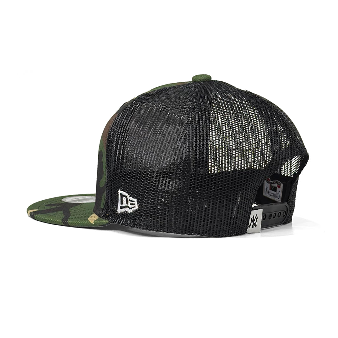 NEW YORK YANKEES WOODLAND CAMO TRUCKER EDITION | NEW ERA 9FIFTY SNAPBACK