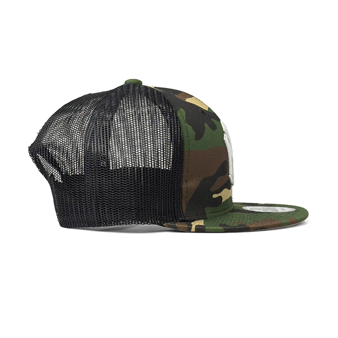 NEW YORK YANKEES WOODLAND CAMO TRUCKER EDITION | NEW ERA 9FIFTY SNAPBACK
