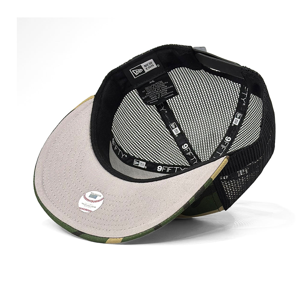 LOS ANGELES DODGERS WOODLAND CAMO TRUCKER EDITION | NEW ERA 9FIFTY SNAPBACK