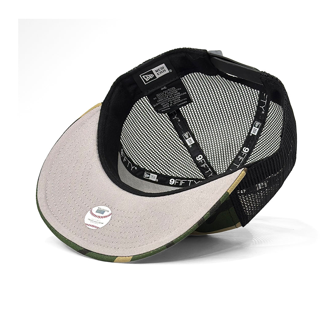 LOS ANGELES DODGERS WOODLAND CAMO TRUCKER EDITION | NEW ERA 9FIFTY SNAPBACK