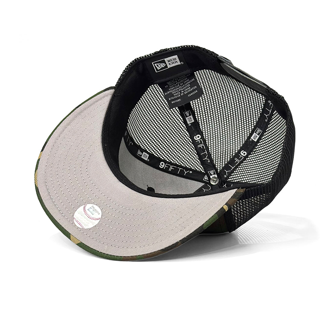 NEW YORK YANKEES WOODLAND CAMO TRUCKER EDITION | NEW ERA 9FIFTY SNAPBACK